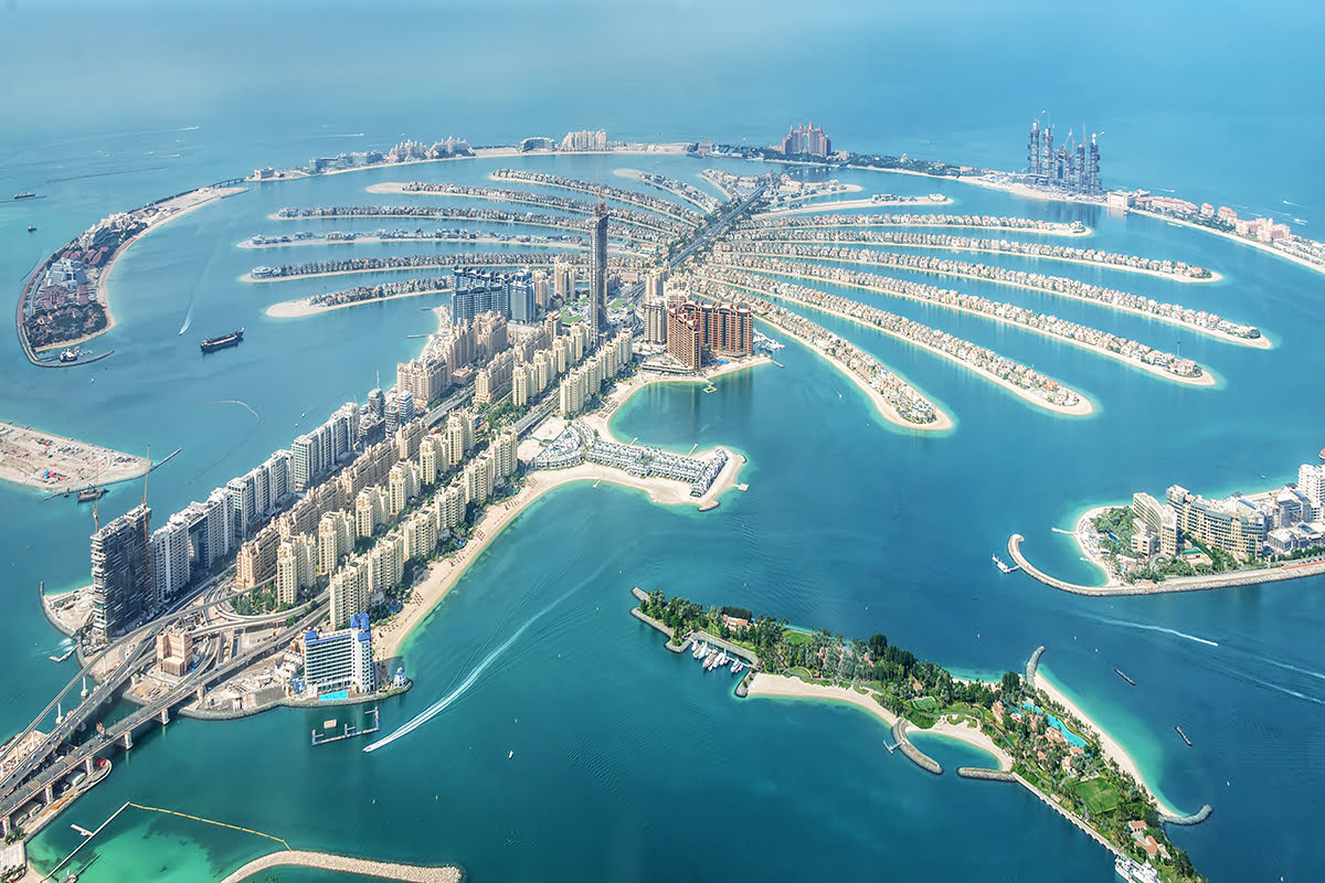 Palm Jumeirah-Palm Jumeirah aerial view