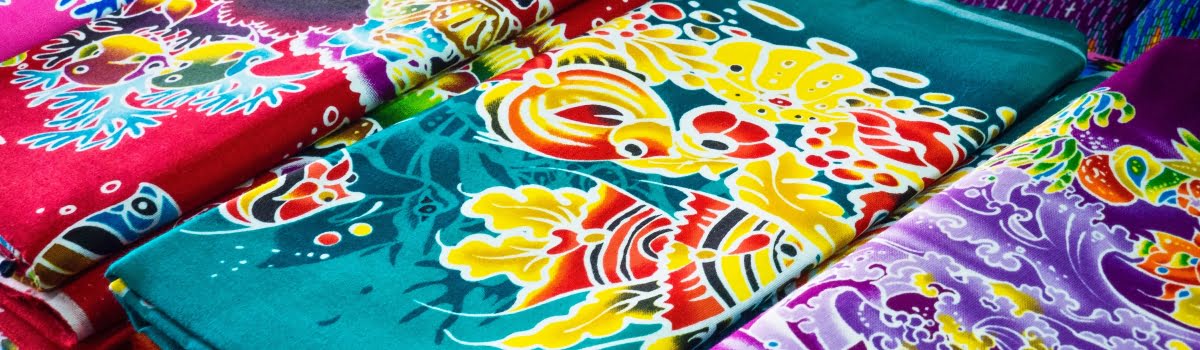 Phuket shopping-Featured photo (1200x350) Batik sarongs in Phuket market