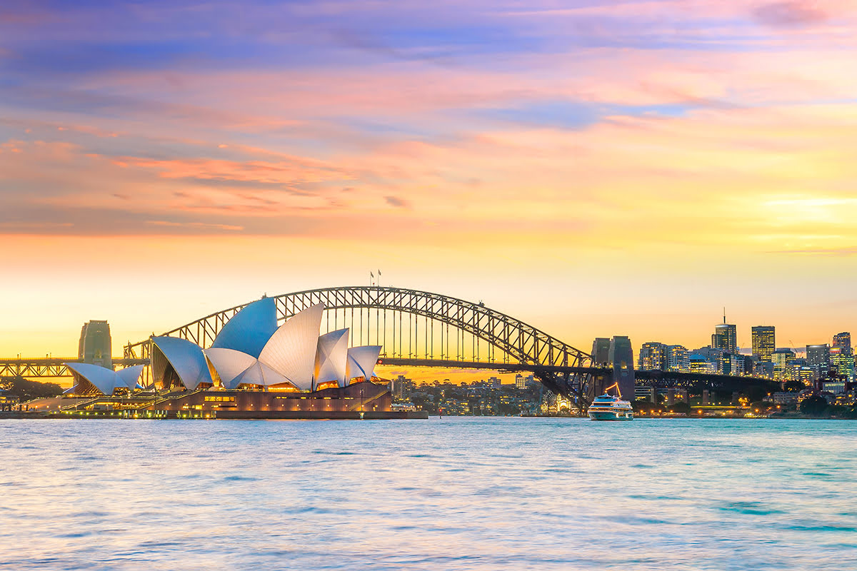 Sydney Tower-Sydney Opera House