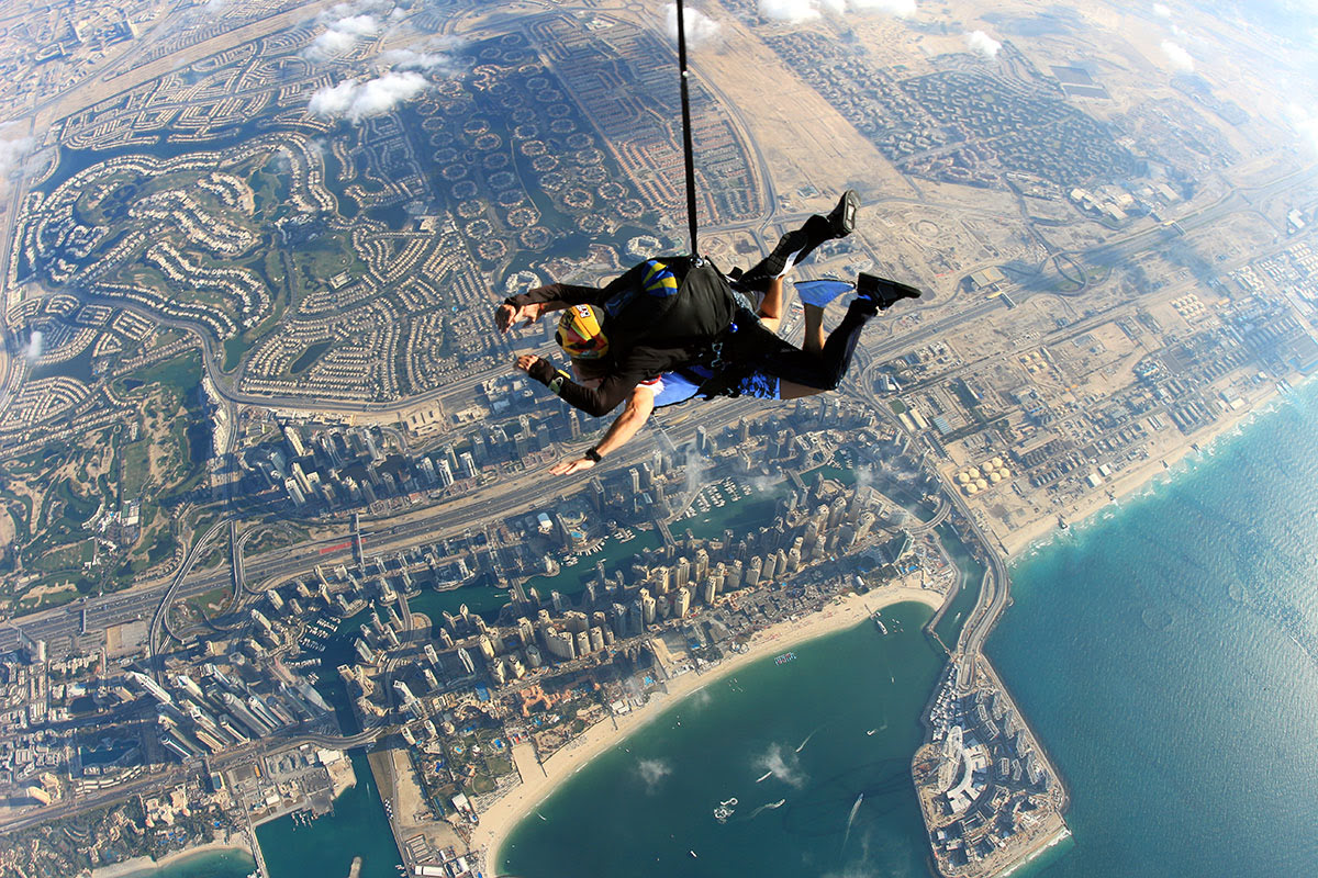 Skydive Dubai-UAE-tandem skydiving