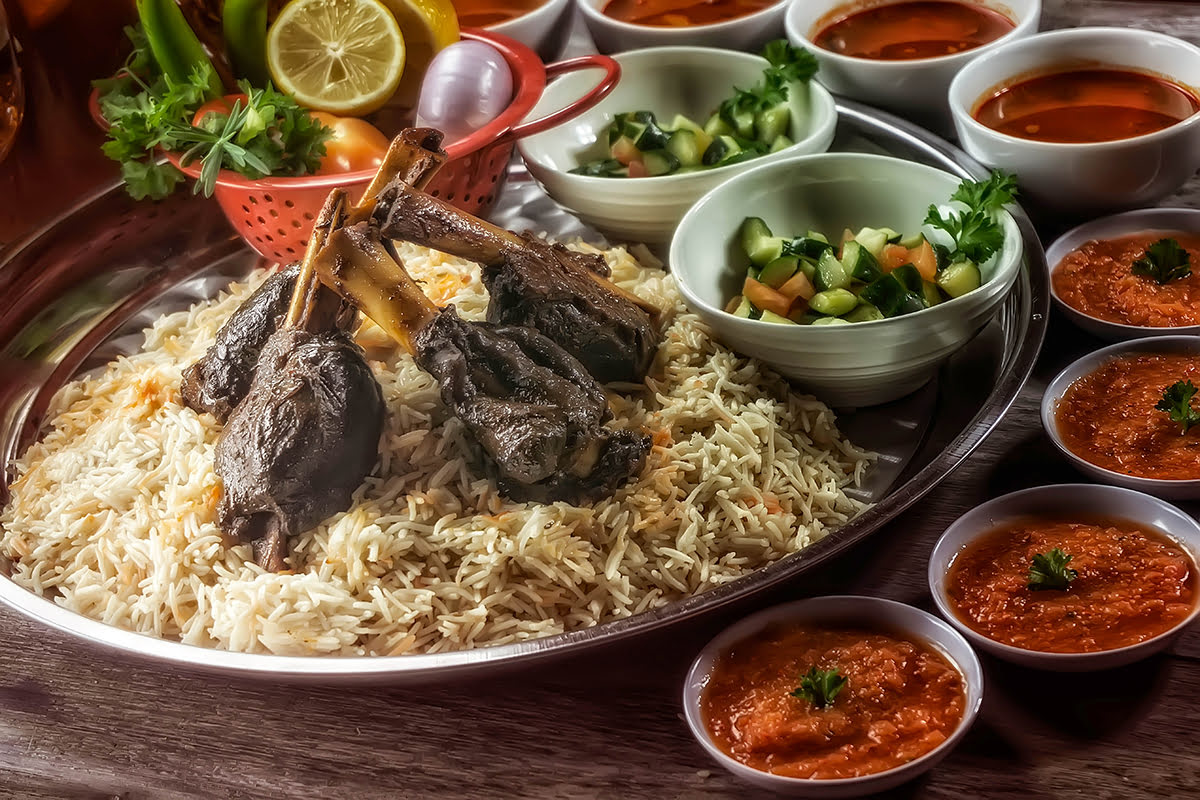 Lamb Mandy Rice，杜拜的阿拉伯美食