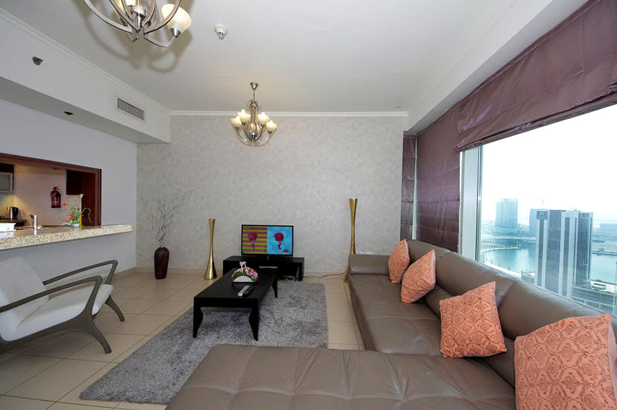 Hotels near Burj Khalifa-Dubai-UAE-Vacation Bay Downtown Stay Burj View