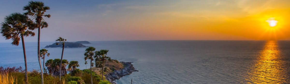 What to do in Phuket-Featured photo (1200x350) Sunset at Prom Thep Cape