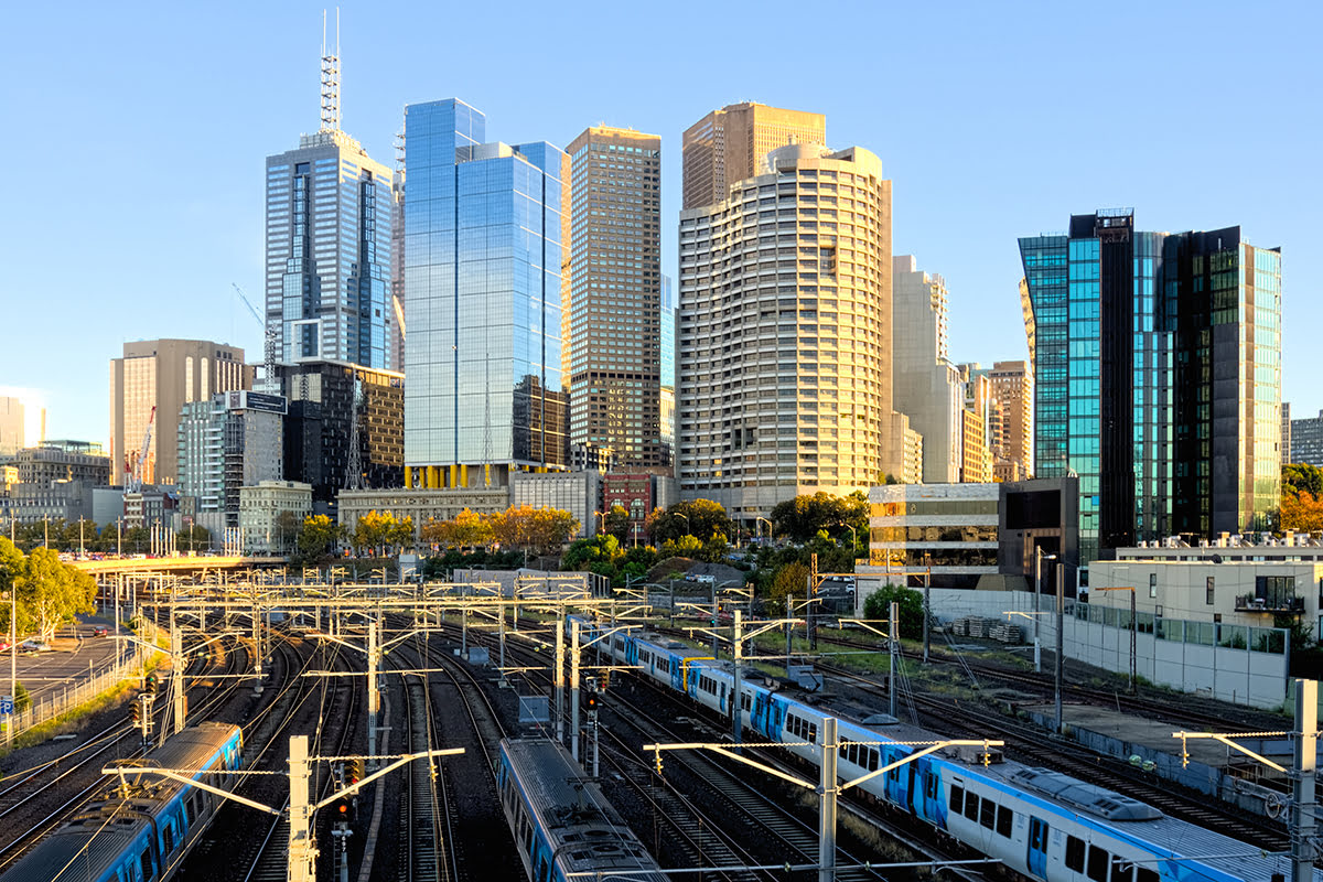 Getting around Melbourne-Trains