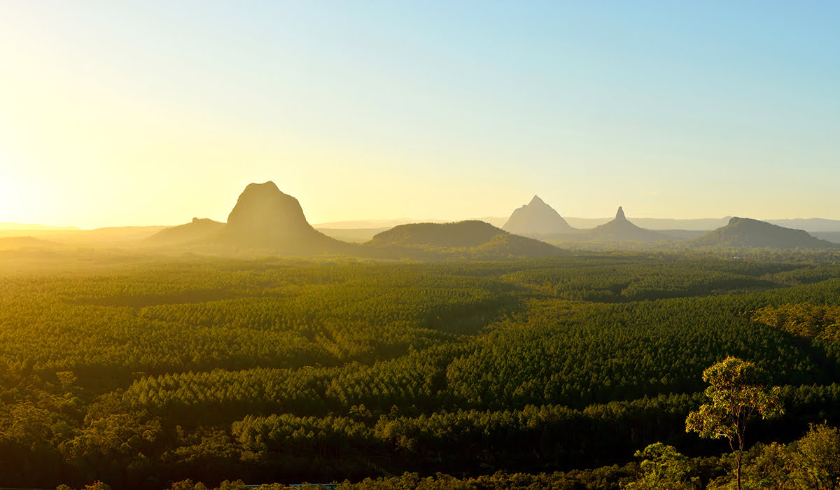 Day trips from Brisbane-Glass House Mountains
