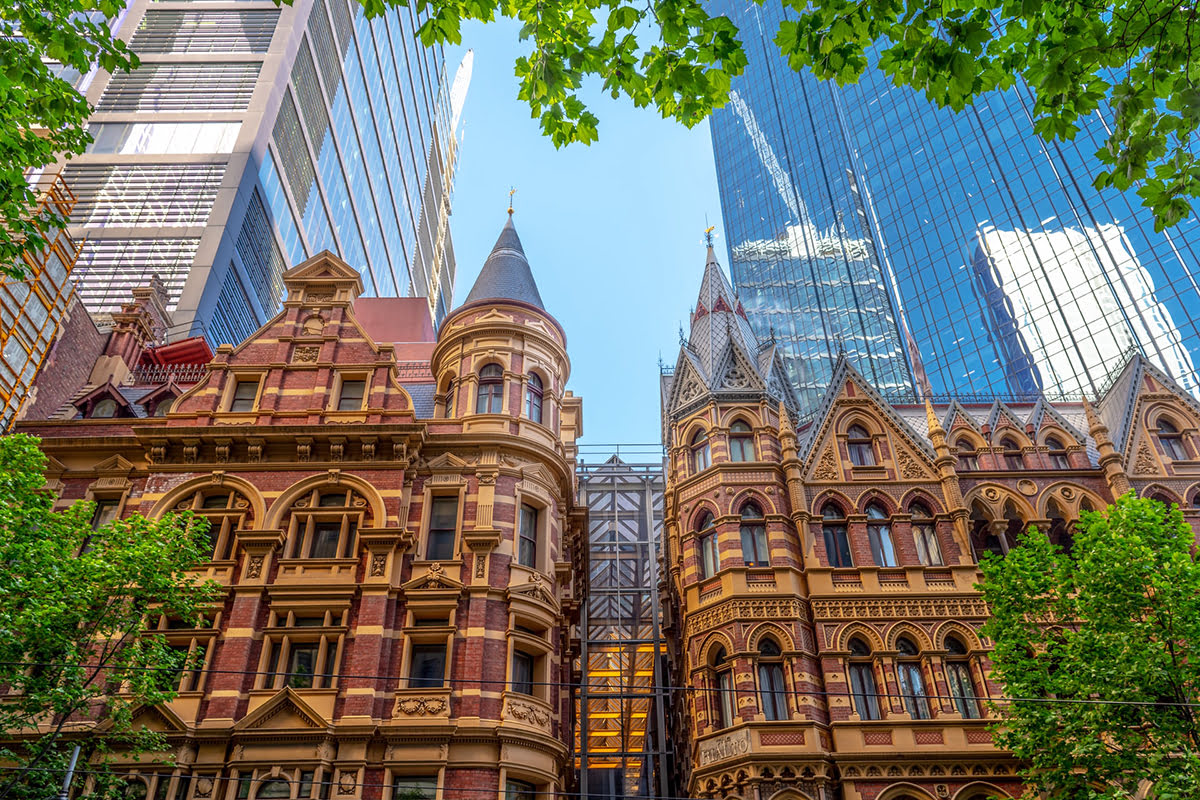 Shopping in Melbourne-Australia-Heritage Buildings-Collins Street