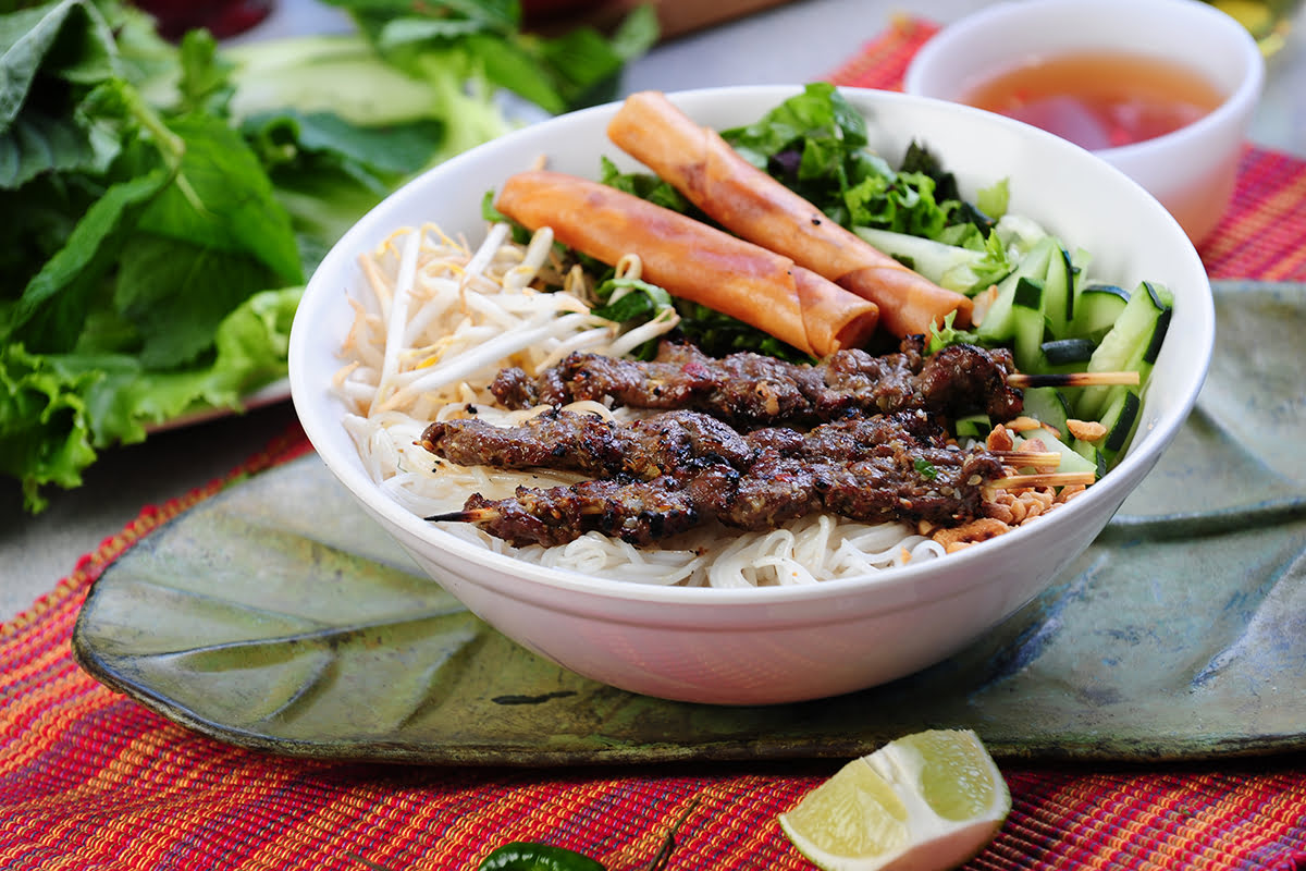 Ho Chi Minh food-restaurants-Saigon-Bun Thit Nuong