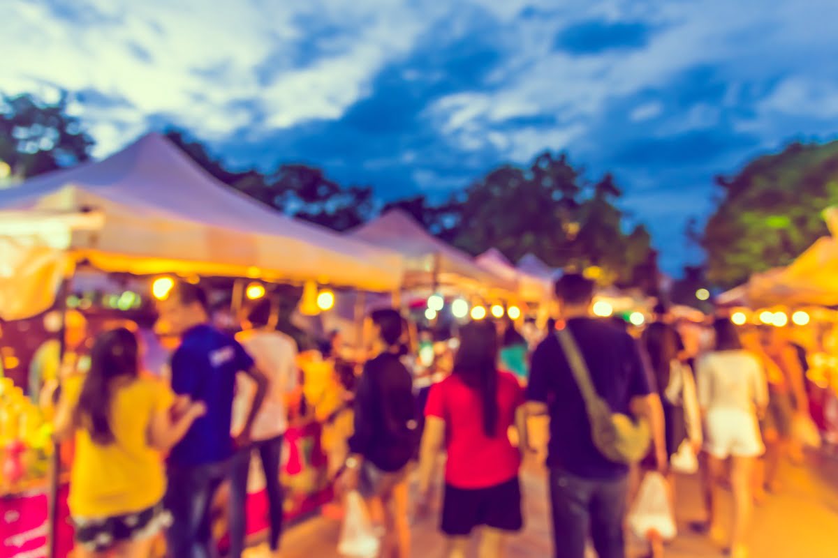 Marché nocturne de Thepprasit Road