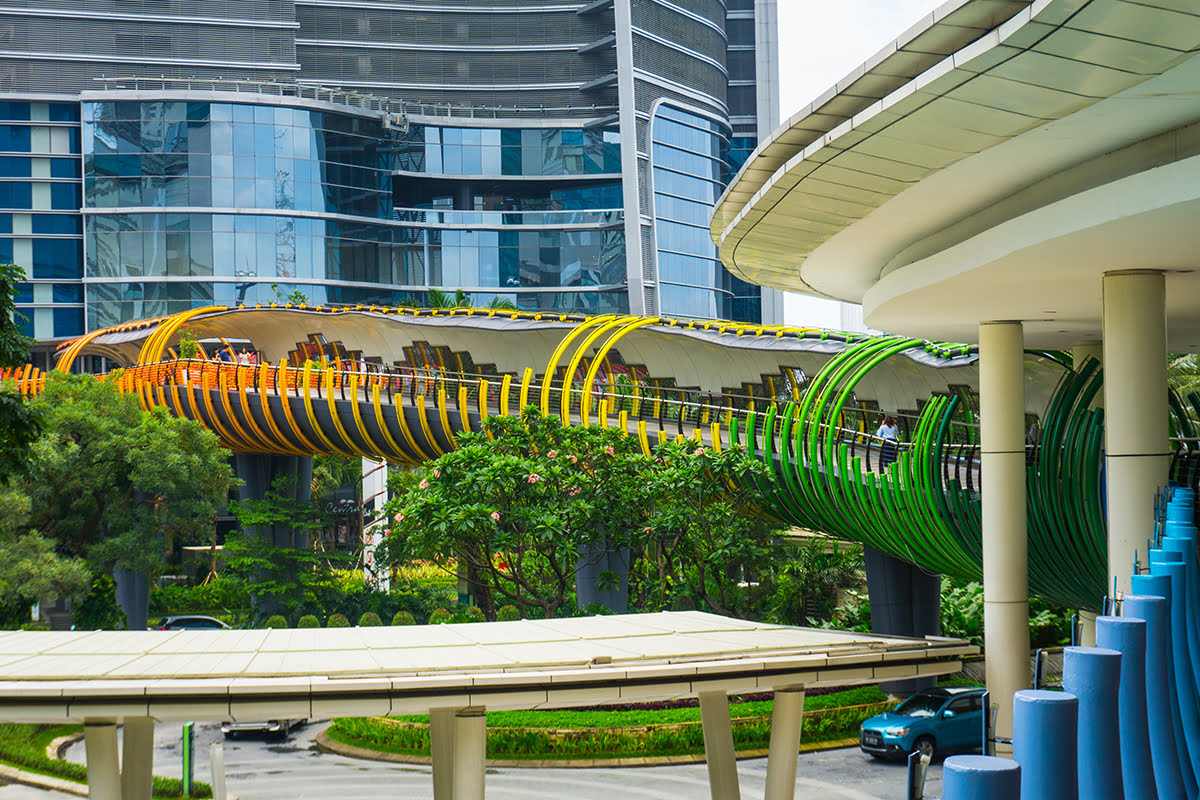 Central park shopping mall-Jakarta-Indonesia-Walkway