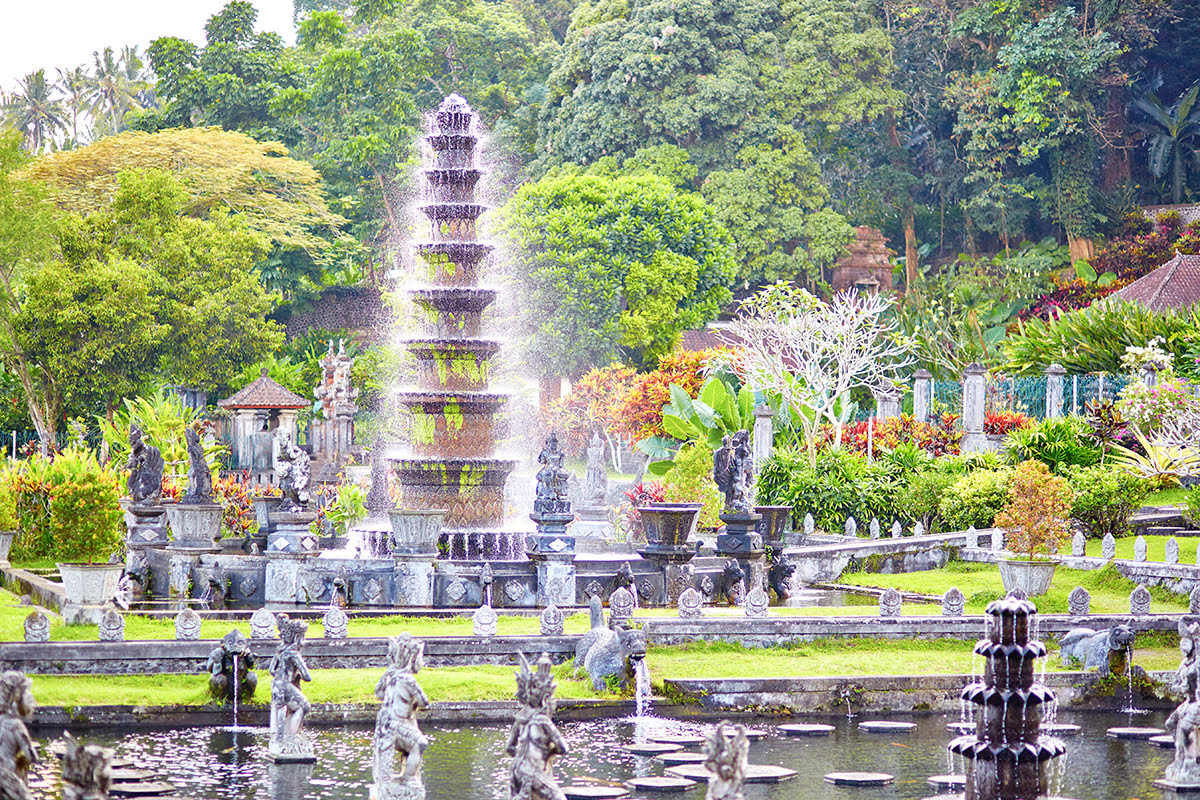 印度尼西亞巴厘島的Tirta Gangga水宮