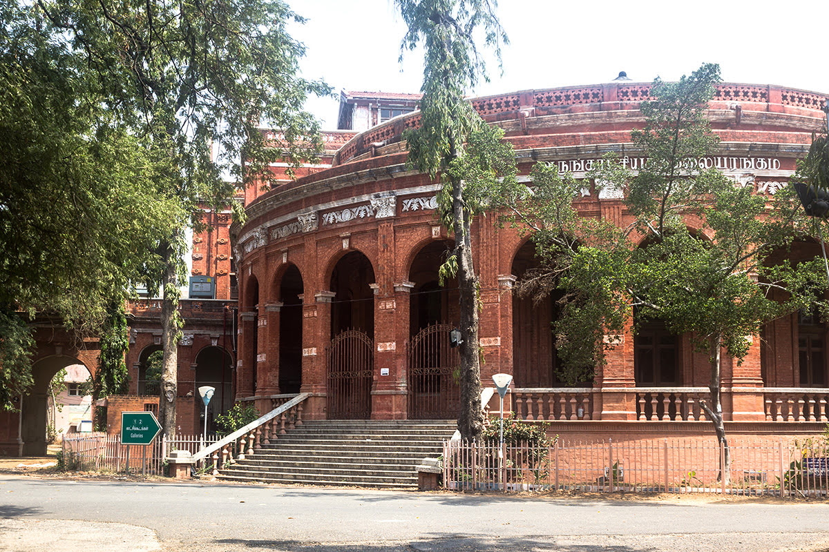 Egmore-Muzium Kerajaan-tempat tinggal di chennai-India