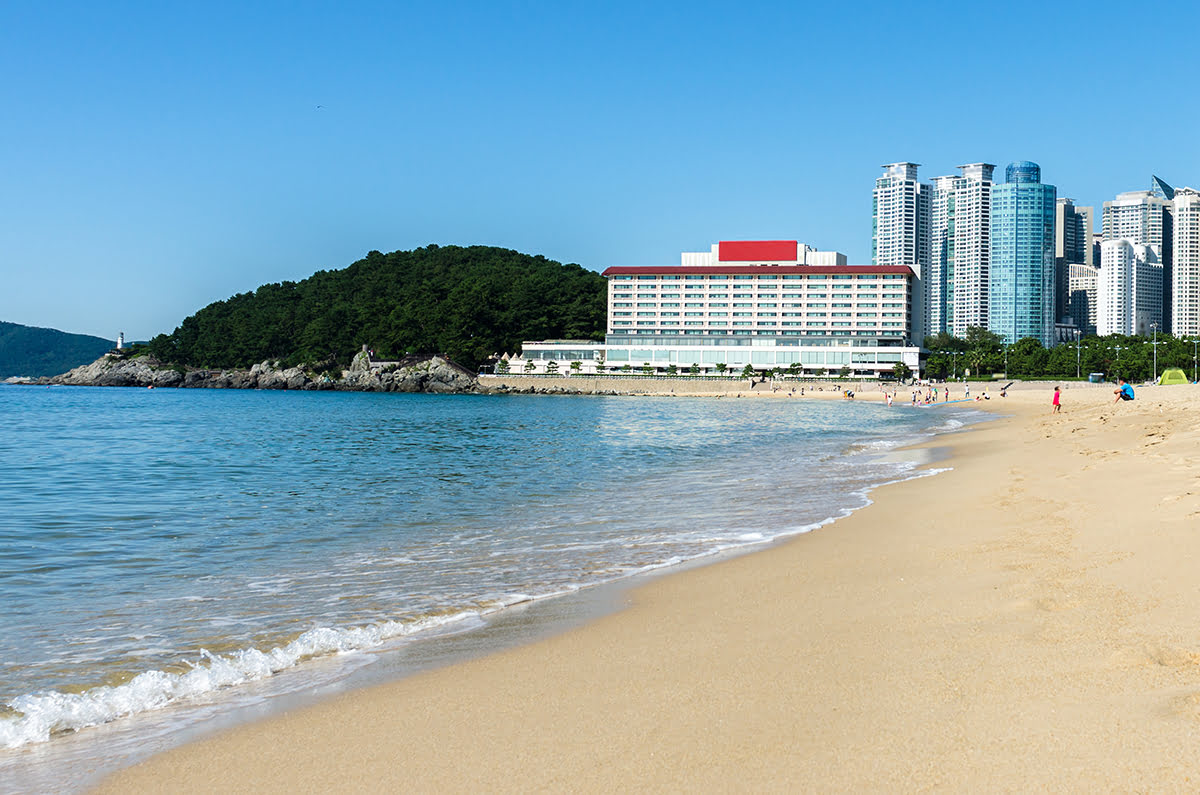 شاطئ هايونداي، بوسان، كوريا الجنوبية