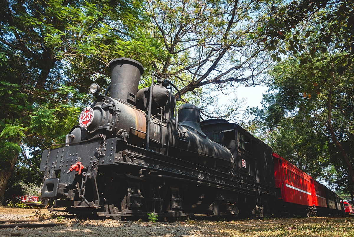 Alishan Forest Railway Garage Park, Chiayi, Taiwan Alishan Forest Railway Garage Park, Chiayi, Taiwan