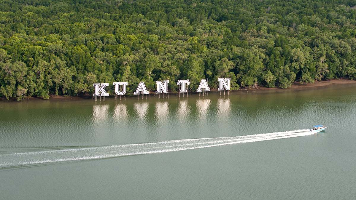 Croisière sur la rivière Kuantan, Malaisie