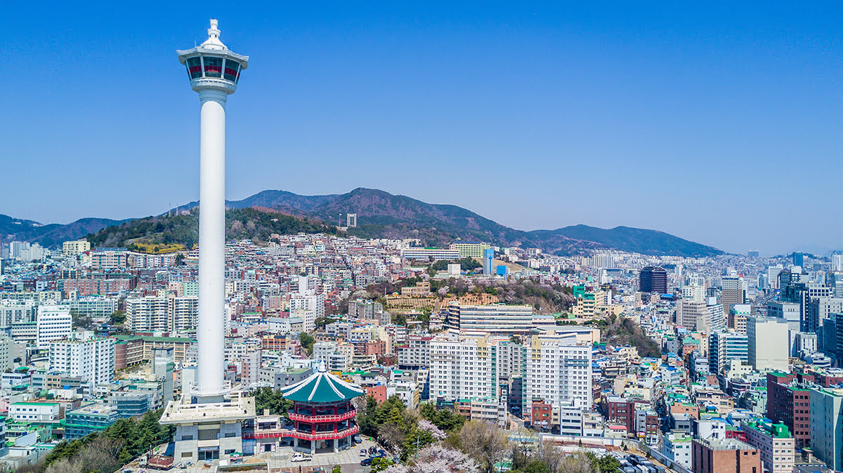 หอคอยปูซาน เมืองปูซาน เกาหลีใต้