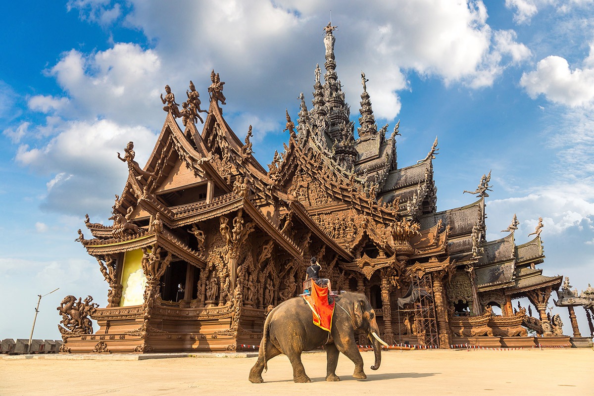 Sanctuaire de la vérité, Chonburi, Thaïlande