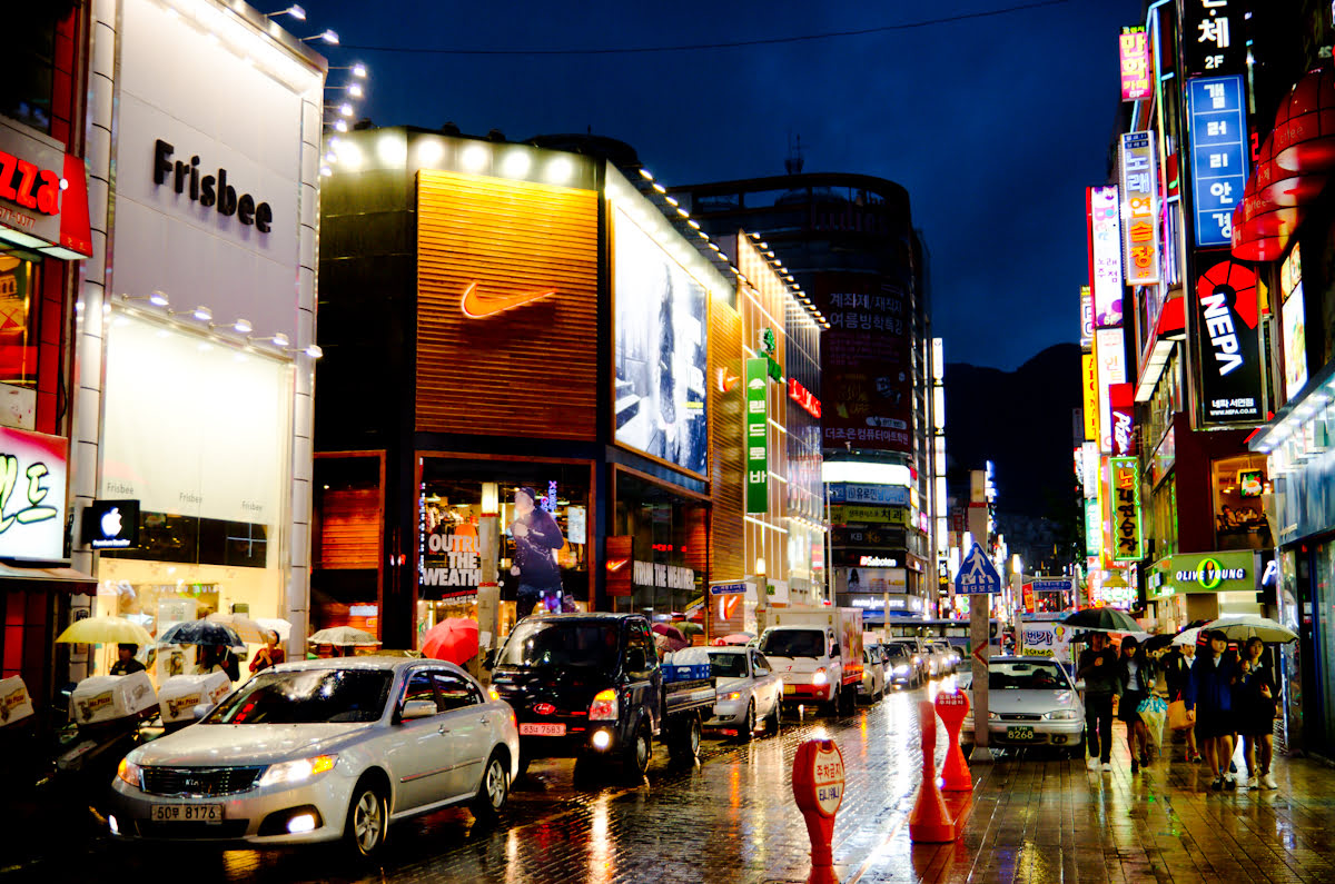 Jalan Seomyeon, Busan, Korea Selatan