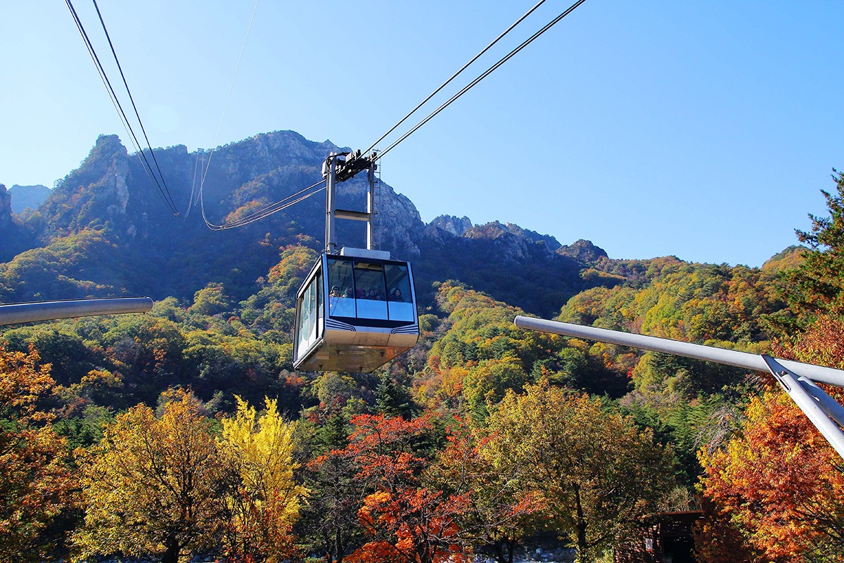 雪嶽山纜車, 束草市, 韓國