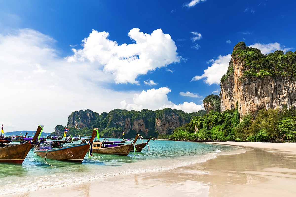 Pantai Railay, Krabi, Thailand