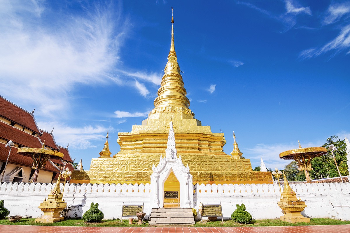 Places to visit in Nan Province-things to do-attractions-Wat Phra That Chae Haeng