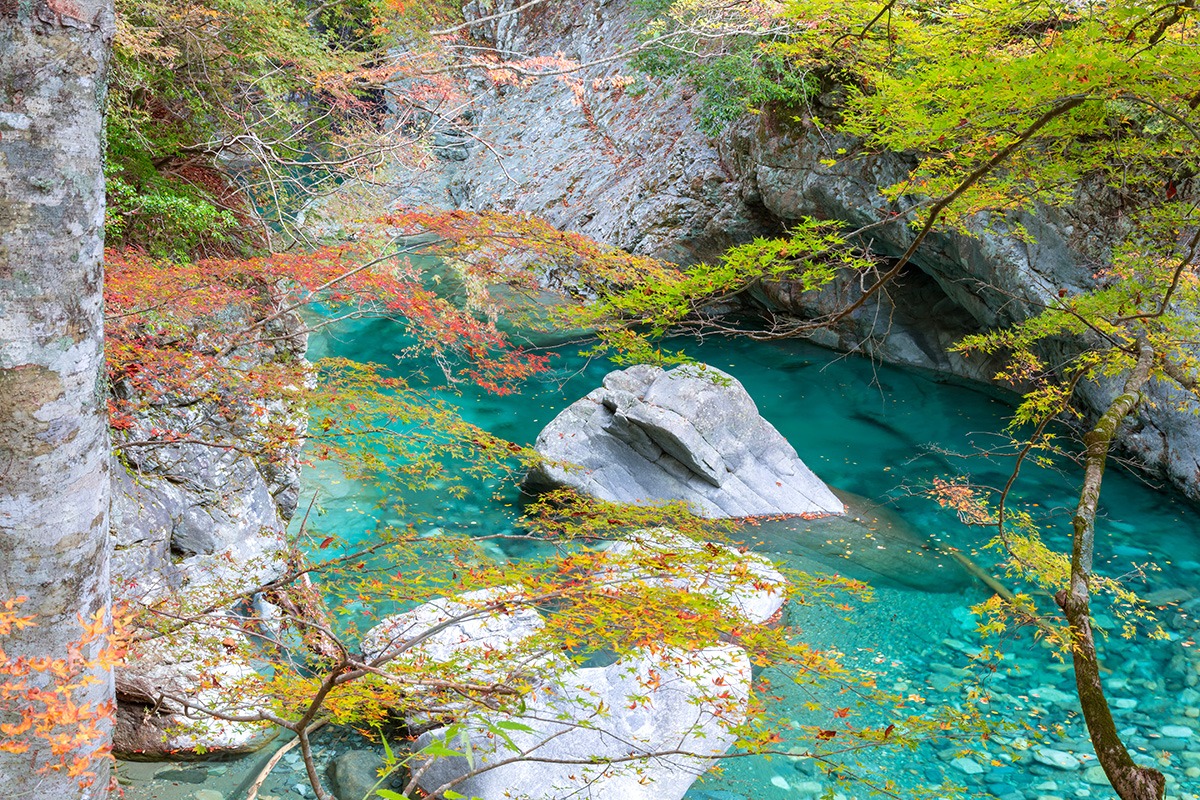 Ehime parks-outdoor activities-kid-friendly attractions-Omogo Gorge