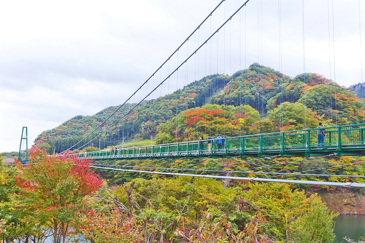 Nasu itinerary-day trips-Nikko-Shiobara-activities-Momijidani-Momiji Valley-Suspension Bridge