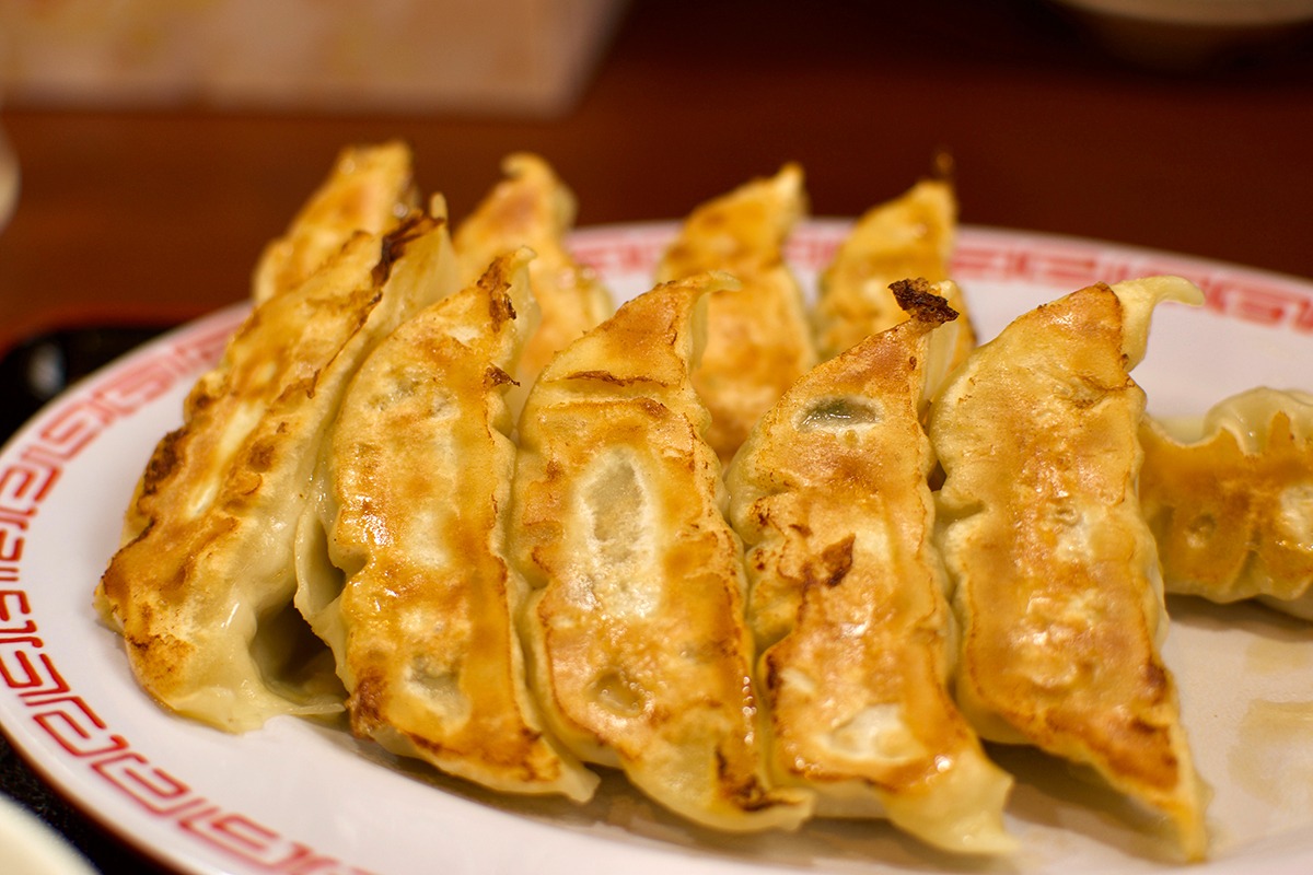 Japanische Gyoza, Utsunomiya, Japan