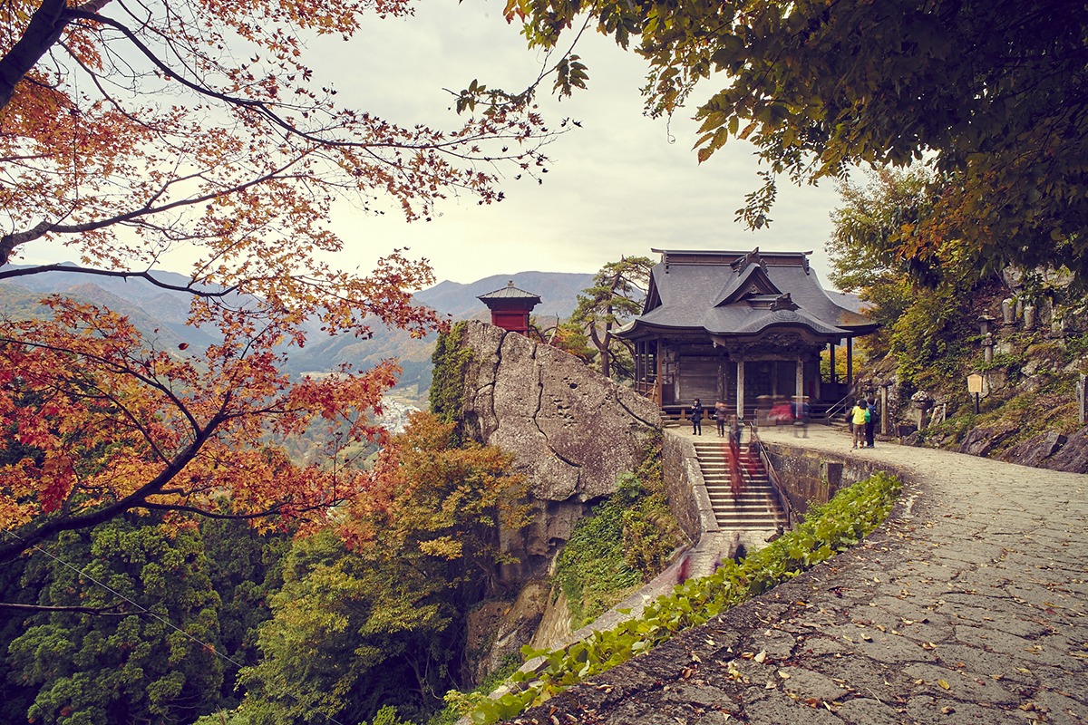 Best Spots to See Autumn Leaves in Tohoku-fall foliage tours in Japan-Risshaku-ji Temple - Yamagata Prefecture