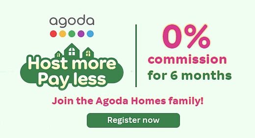 Agoda Homes에서 귀하의 집을 호스팅해 보세요 – 대만 자이, 대한민국 부산 호스트 대상 수수료 0%