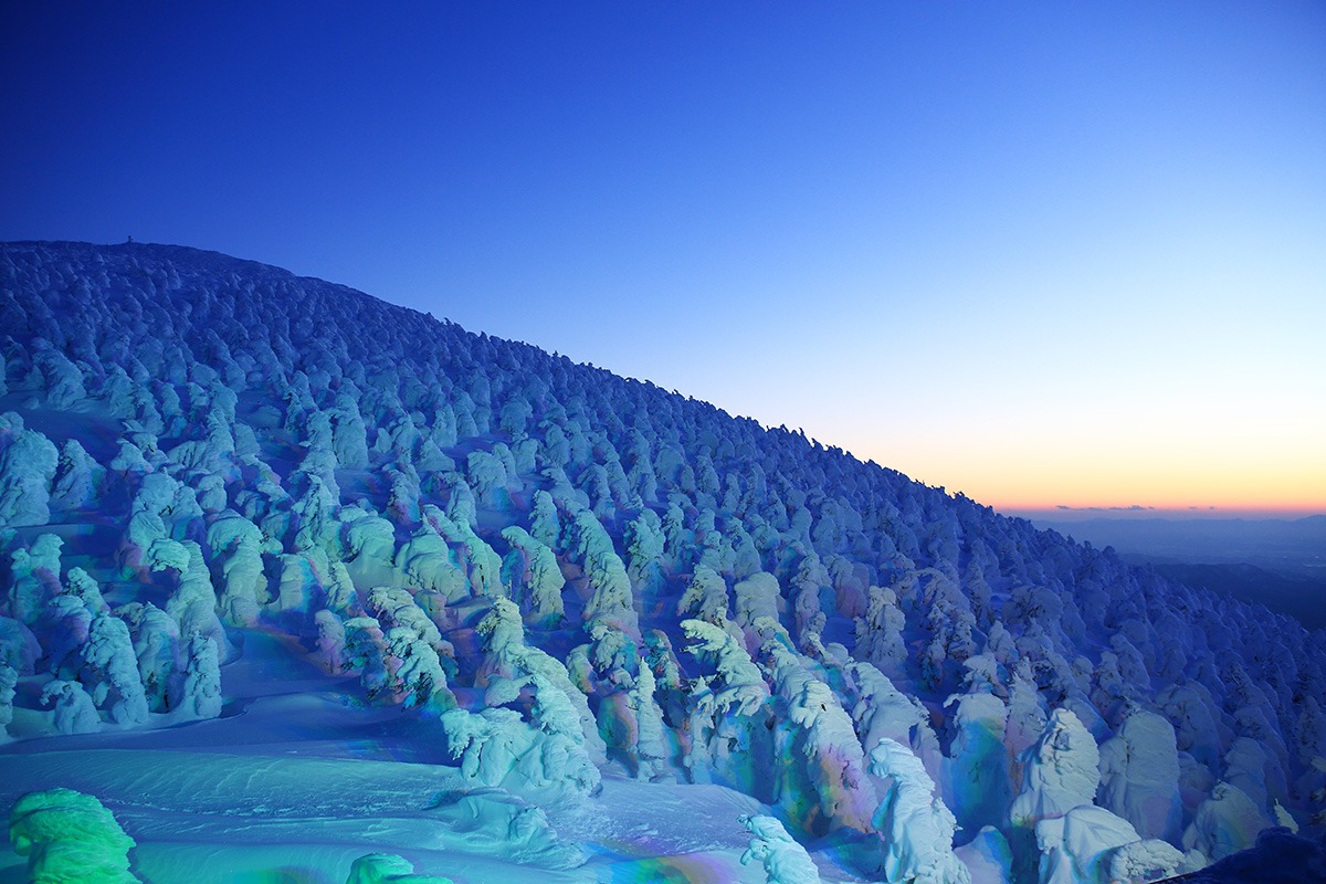 Téléphérique de Zao à Yamagata, Japon