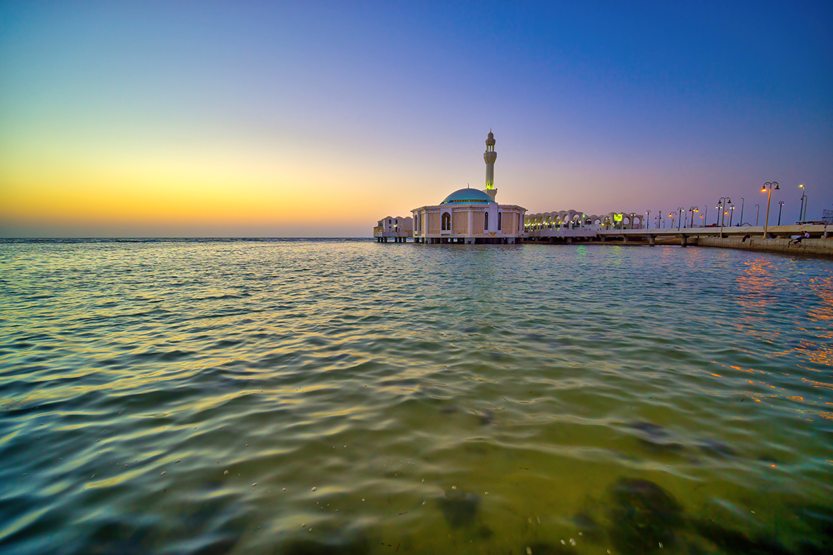 المسجد العائم في جدة - المملكة العربية السعودية - أنشطة العيد