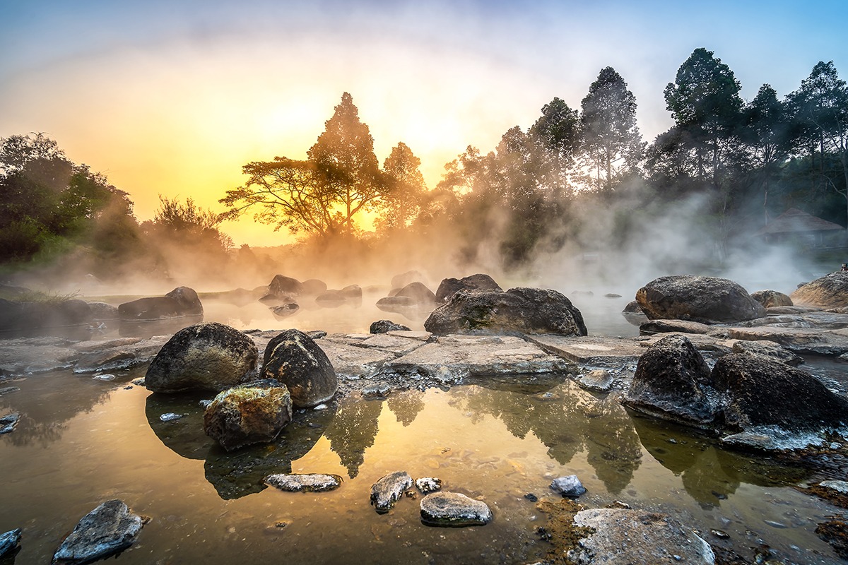 Chae Son-Nationalpark, Lampang, Thailand Chae Son-Nationalpark, Lampang, Thailand