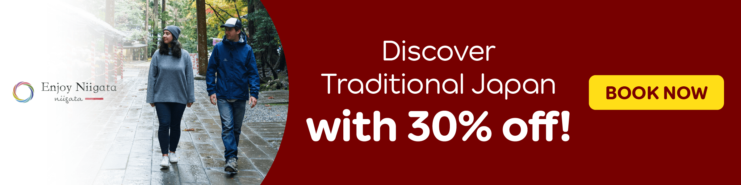 Discover Traditional Japan-banner-30 percent off hotels in Niigata