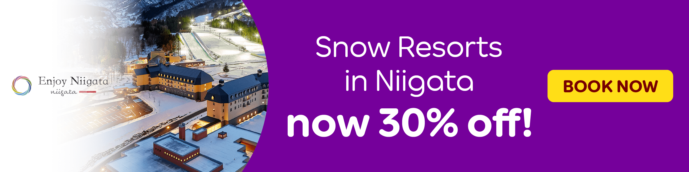 Snow Resorts in Niigata-banner-30 percent off hotels in Niigata