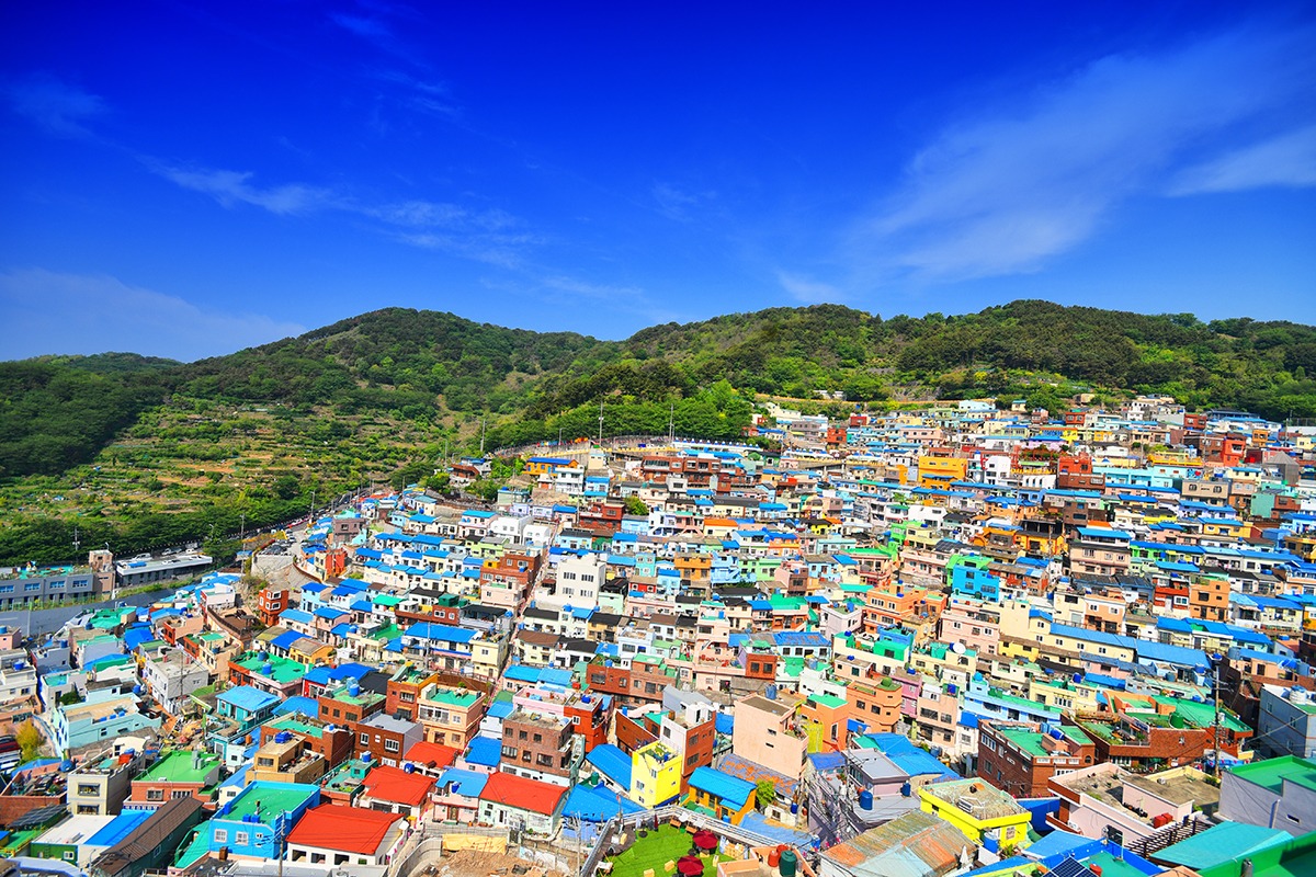 หมู่บ้านคัมชอน ปูซาน เกาหลี