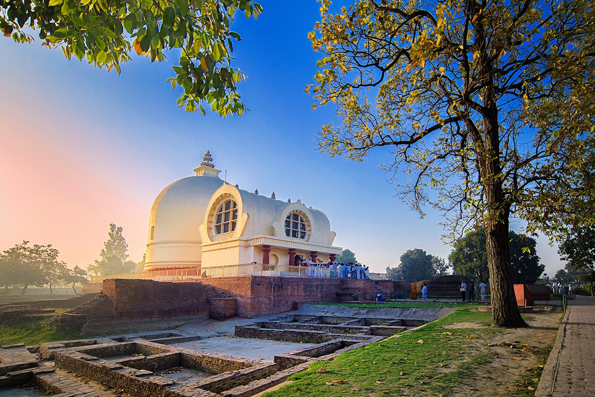 Parinirvana Stupa in Kushinagar-India-Buddhist Circuit