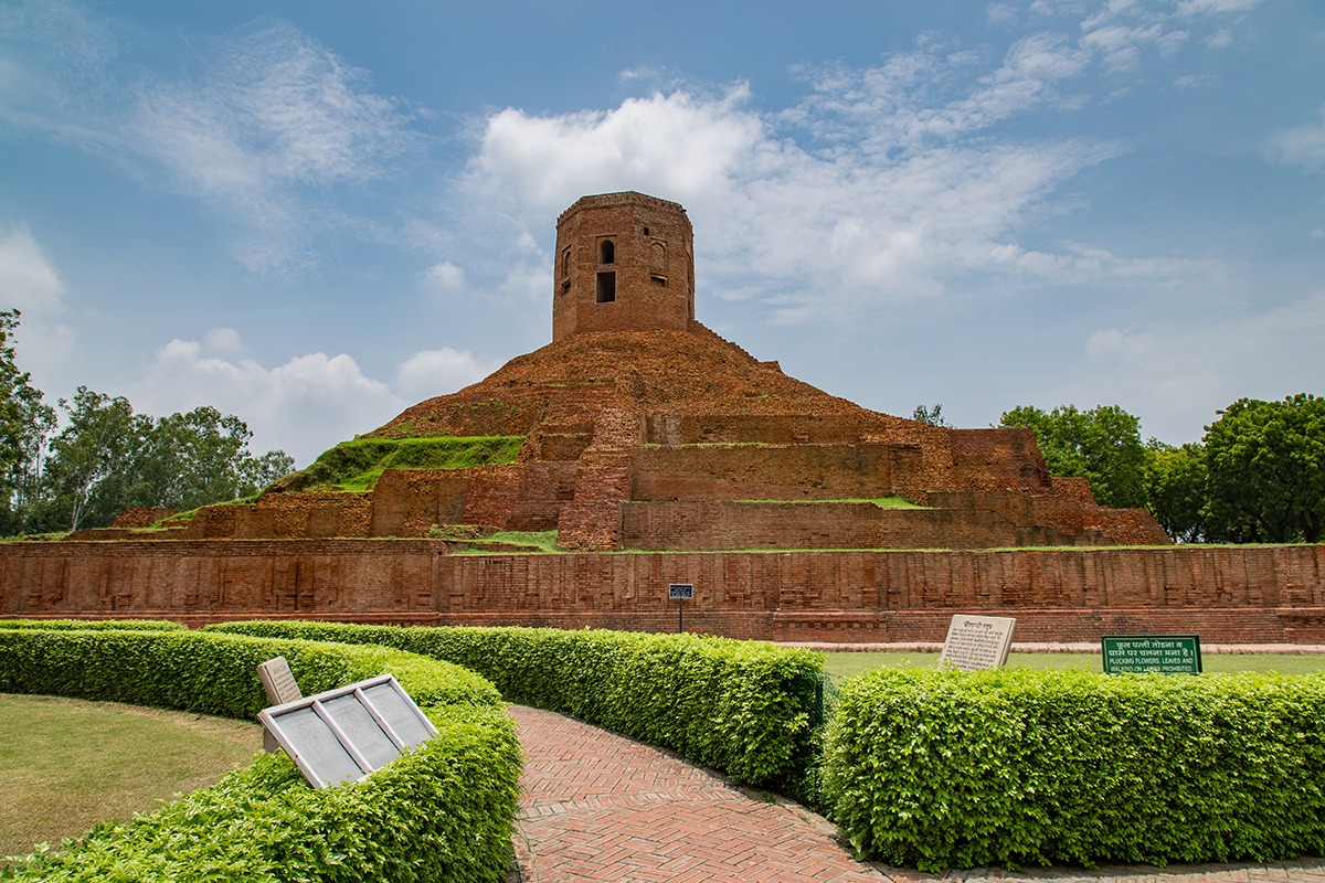 Chaukhandi Stupa-Sarnath-India-Buddhist Circuit