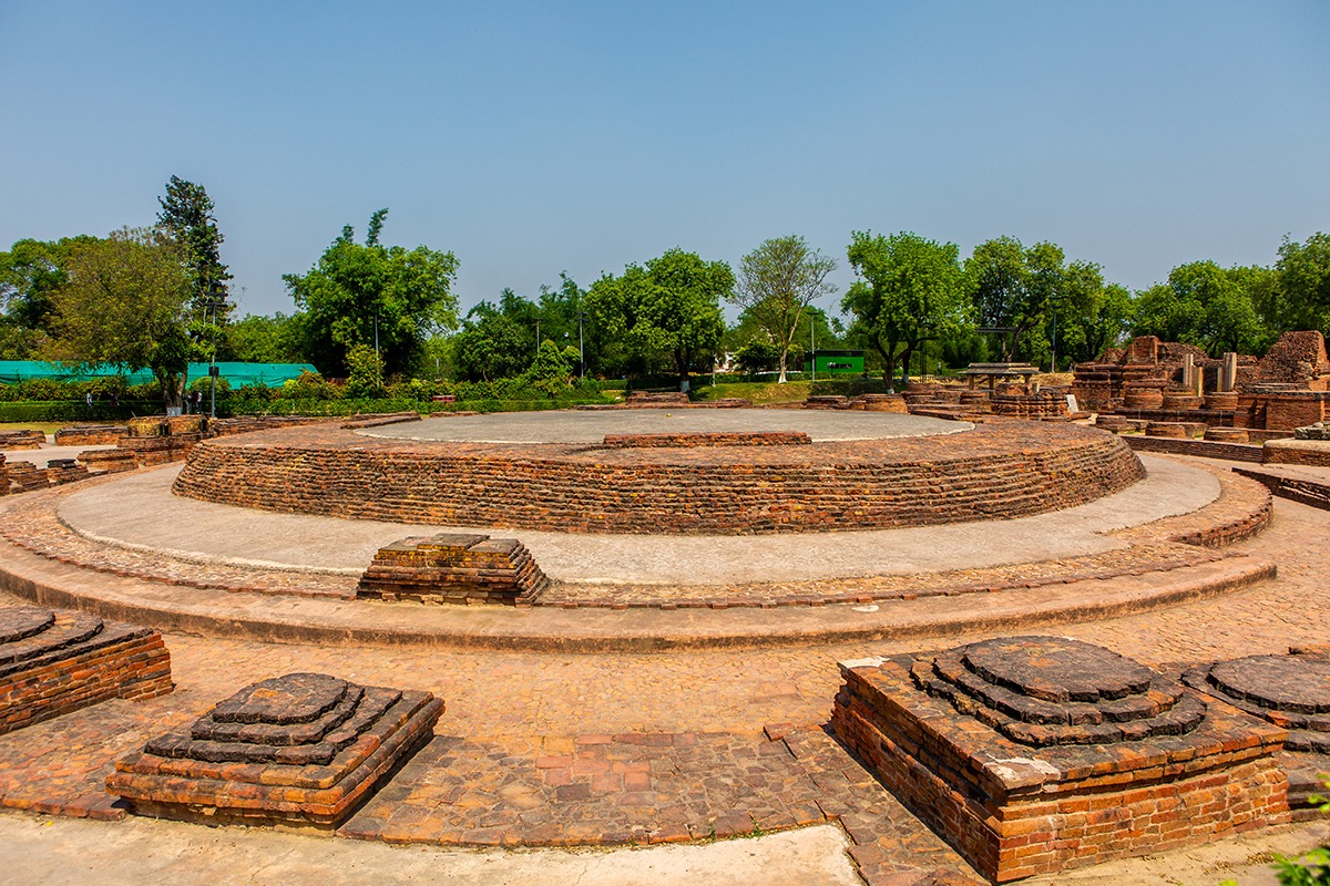 Dharmarajika Stupa-Sarnath-India-Buddhist Circuit