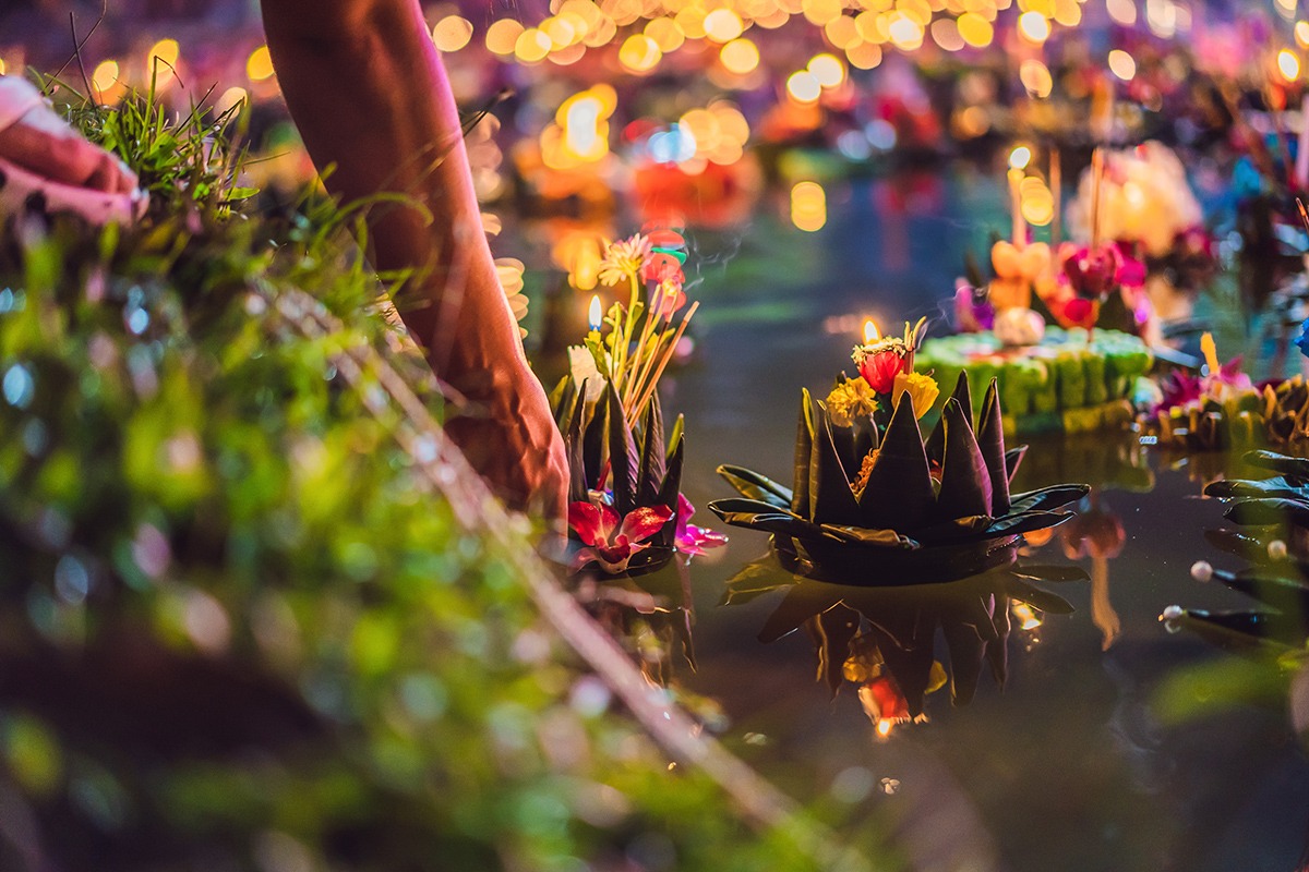 Festival Loy Krathong en Thaïlande