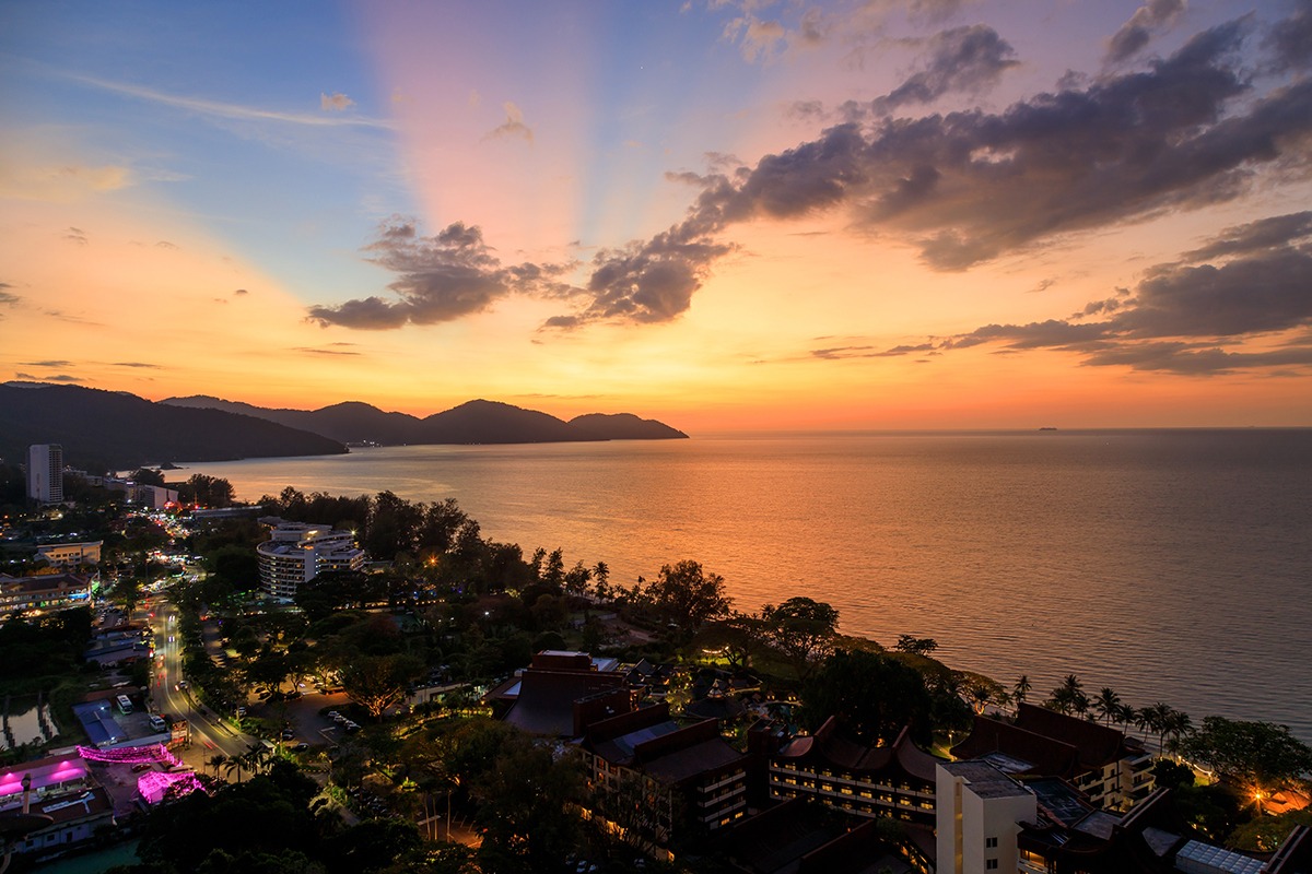 Bãi biển Batu Ferringhi ở Penang, Malaysia