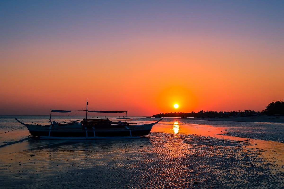 Coucher de soleil à Cebu