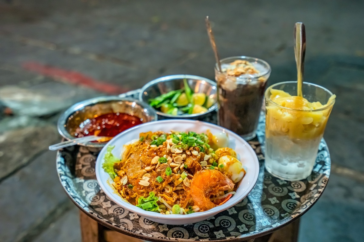 호이안의 베트남 음식