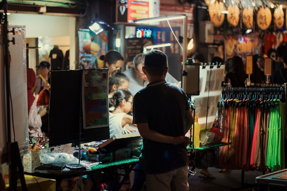 Nachtmarkt in Malaysia