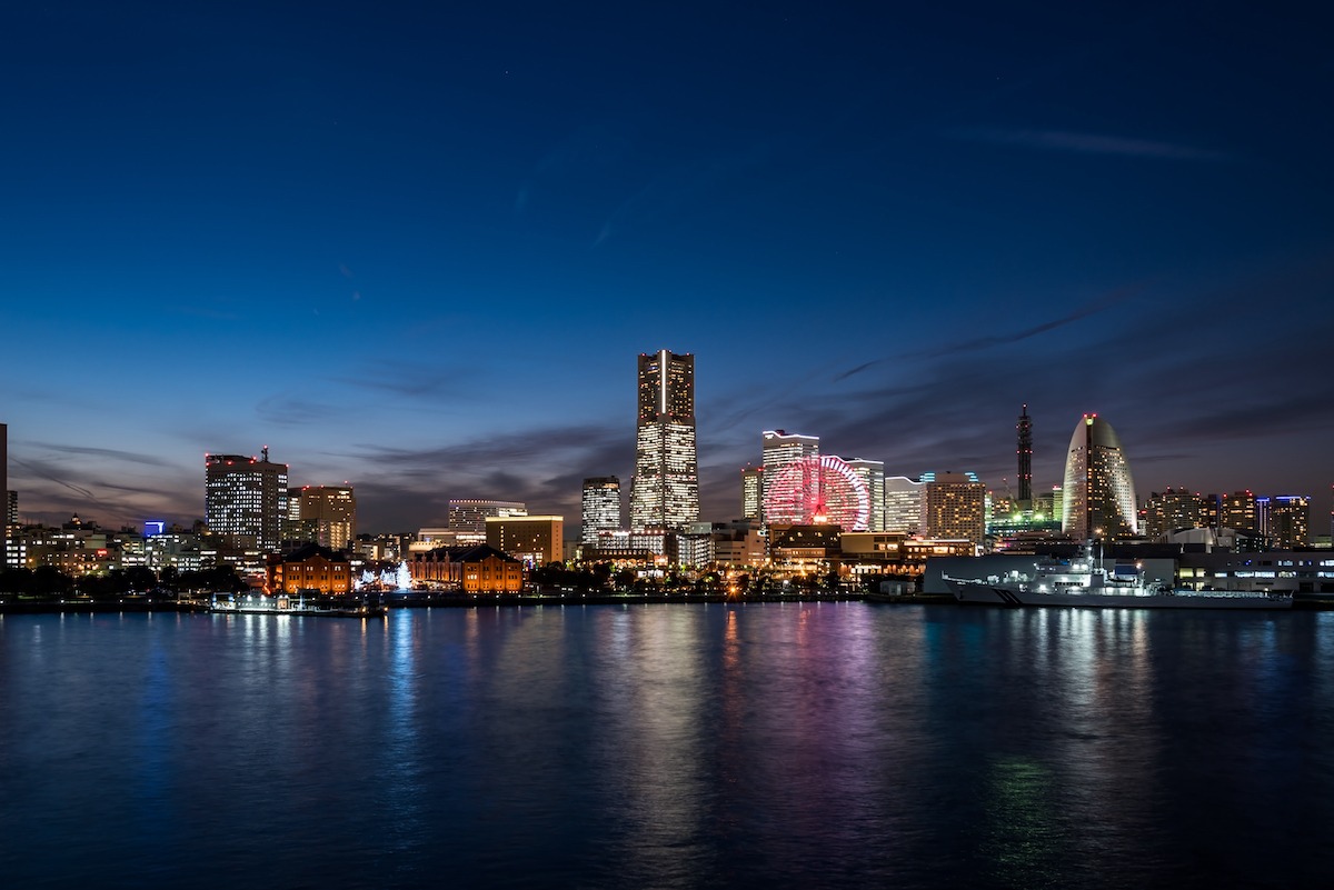 Minato Mirai 21 in Yokohama, Japan