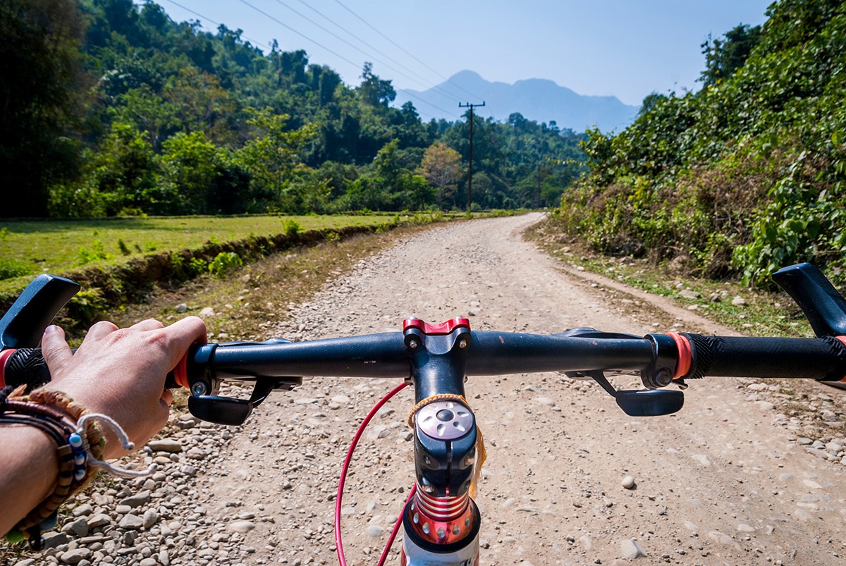 Trekking in Laos Mountain Biking