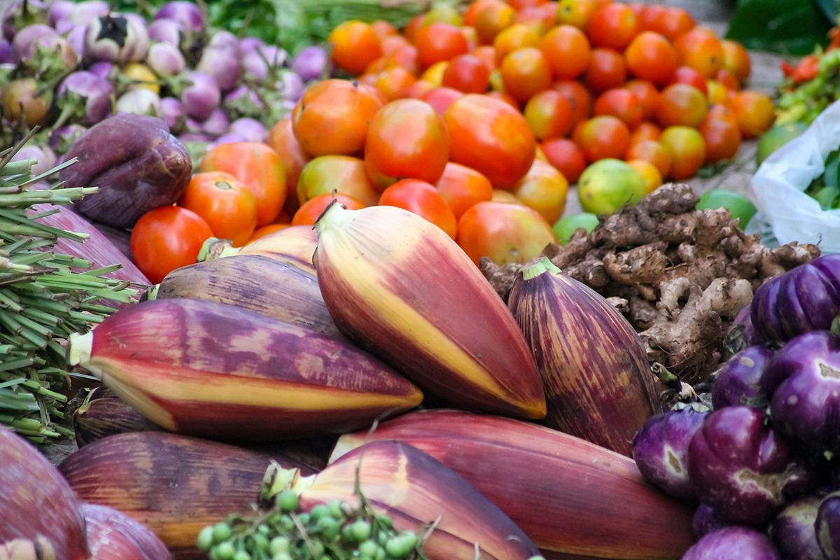 Laos Food Guide Morning Market Fresh Fruits and Vegetables