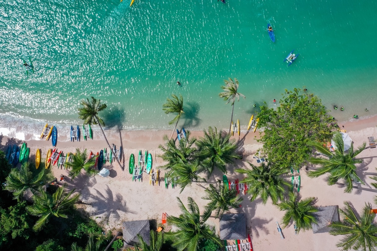 Beach in Batam Island, Indonesia