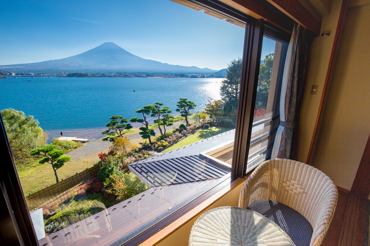 富士山、富士河口湖