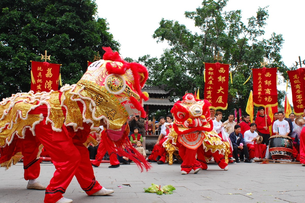 Chinese New Year celebration in Guangzhou