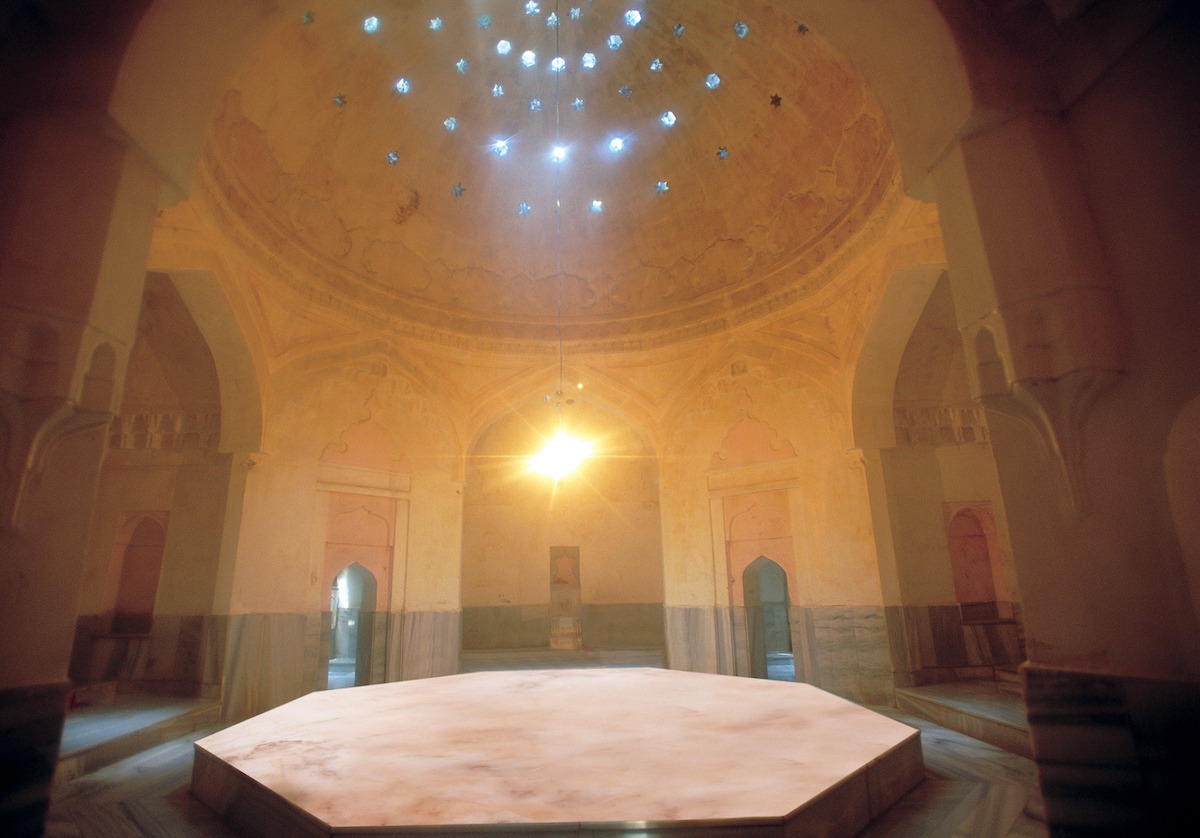 Intérieur d'un hammam turc